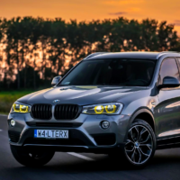 BMW X3 F25 LED HEADLIGHT YELLOW XENON