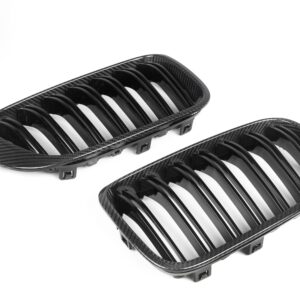 Calandre Fibre de Carbone BMW X3 F25 X4 F26 Paire Complète Calandre Fibre de Carbone BMW X3 F25 X4 F26 Paire Complète