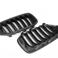 Calandre Fibre de Carbone BMW X3 F25 X4 F26 Vue Perspective
