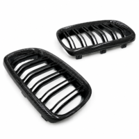 Calandre Double Haricot Carbone pour BMW M3 E90 et E92 – Paire de Grilles Avant