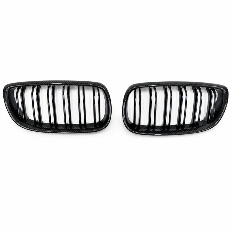 Rejilla delantera BMW con doble logotipo en carbono para M3 E90 y E92