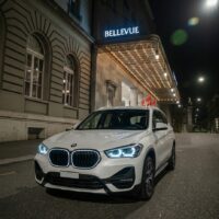 calandre led BMW X1 F48 LCI 2019 2022 vue avant 3 4 calandre led BMW X1 F48 LCI 2019 2022 vue avant 3 4