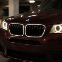 calandre led bmw x3 f25 phase 1 gloss black