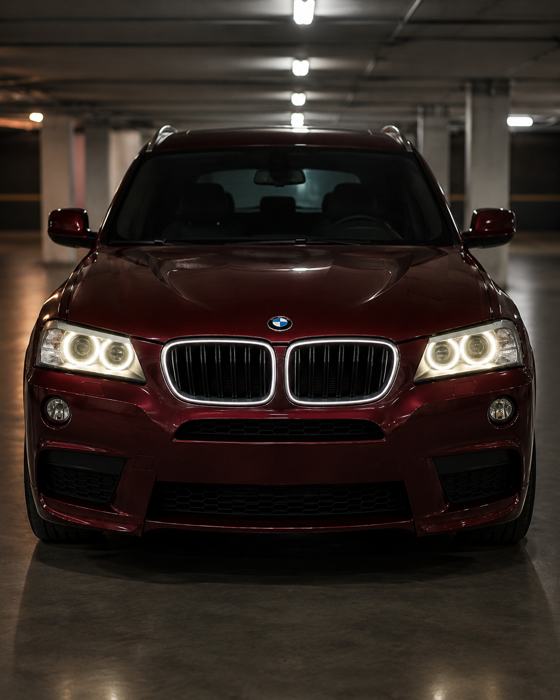 calandre led bmw x3 f25 phase 1 iconic glow