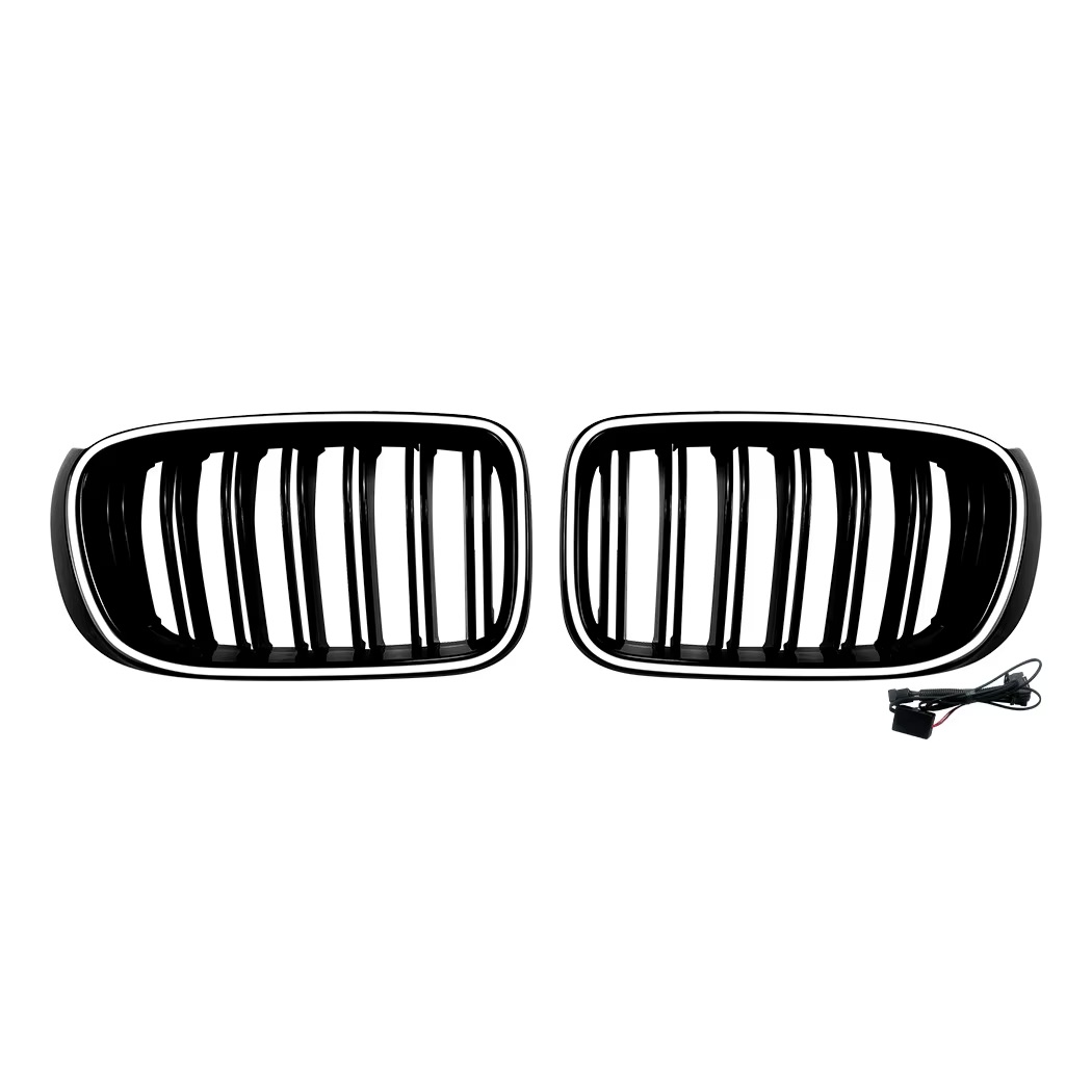 calandre led bmw x3 f25 lci gloss black