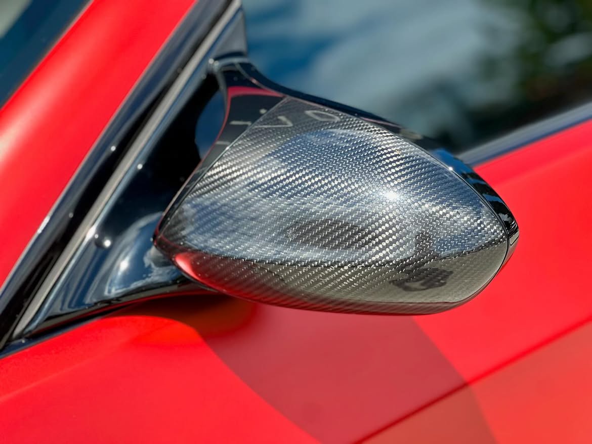 coque rétroviseur carbone BMW M3 E92 détail coque rétroviseur carbone BMW M3 E92 détail
