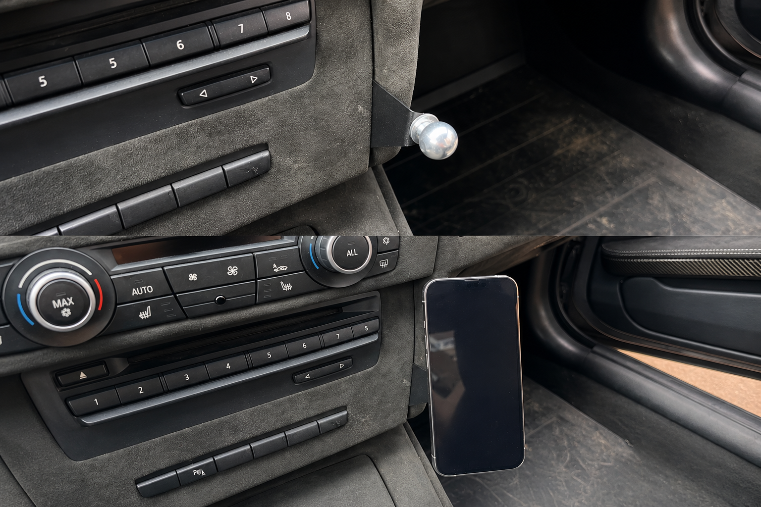 Soporte para teléfono BMW E90, instalación OEM